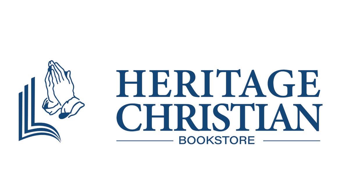 Shelves of Christian books at Heritage